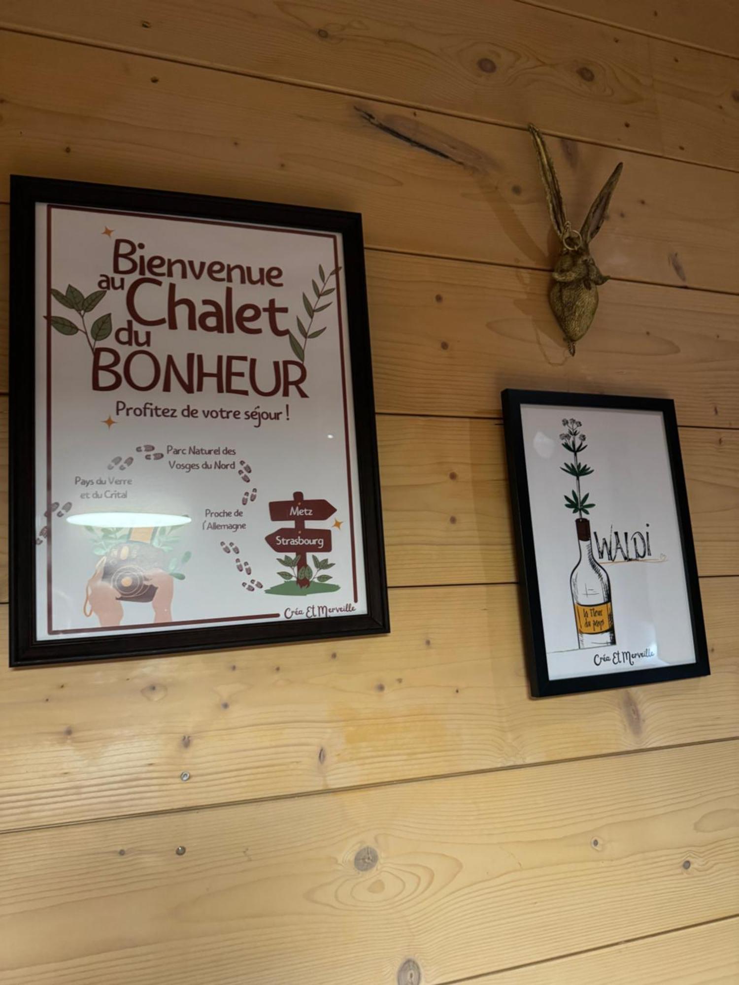 Le Chalet Du Bonheur A Soucht Exteriör bild